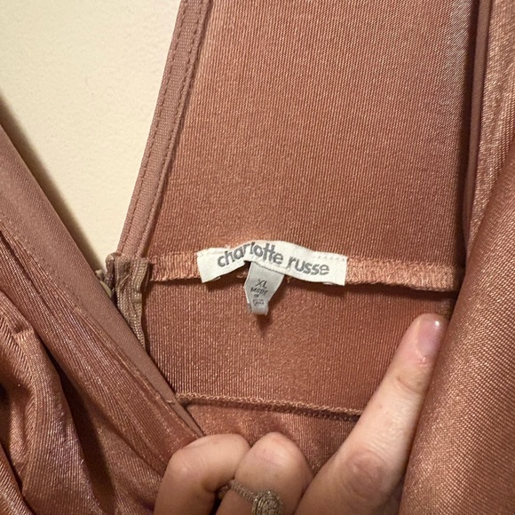 Charlotte Russe Tan Maxi Dress - Picture 5 of 5